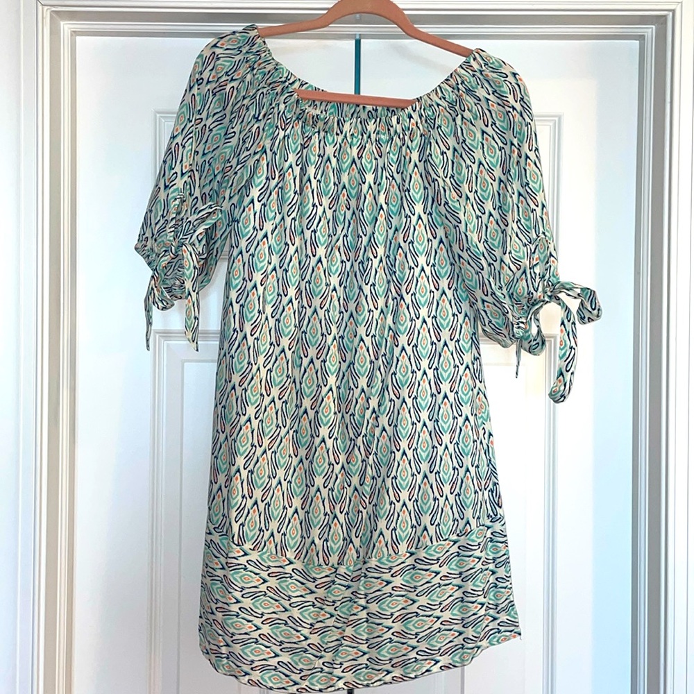 Blues & Greys Shift Dress
